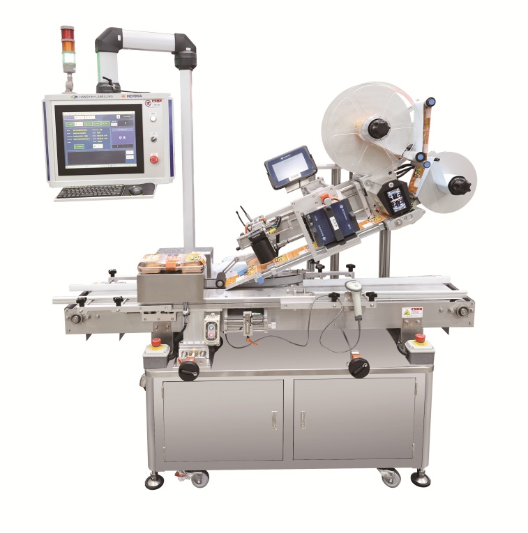 Hanshin Labelling Machine 라벨 부착기, 라벨러, 자동 라벨러, 자동 라벨부착기